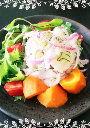 ヘルシー リンゴ酢ポテトサラダ☆ビーガン-レシピのメイン写真