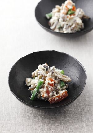 野菜とこんにゃくの白あえ-レシピのメイン写真