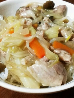 たっぷりお野菜のうま煮丼-レシピのメイン写真