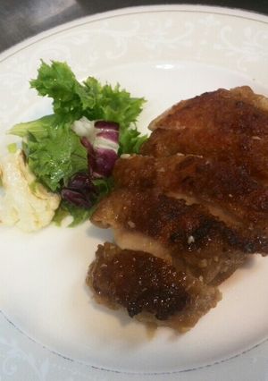 本格派！鶏もも肉のガーリックチキン＊-レシピのメイン写真