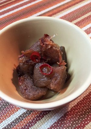蒟蒻の甘辛煮-レシピのメイン写真