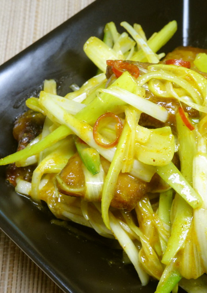 さんまの竜田揚げ☆カレー風味の南蛮漬け-レシピのメイン写真