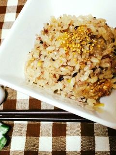 葉生姜と雑穀の炊き込み御飯-レシピのメイン写真