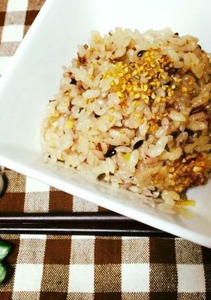 葉生姜と雑穀の炊き込み御飯-レシピのメイン写真