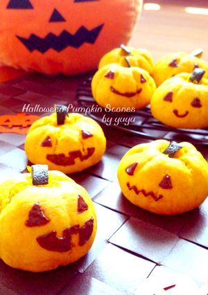 ハロウィンにも☆簡単かぼちゃスコーン。-レシピのメイン写真
