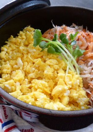 ストウブで桜えびとちりめんじゃこ飯-レシピのメイン写真