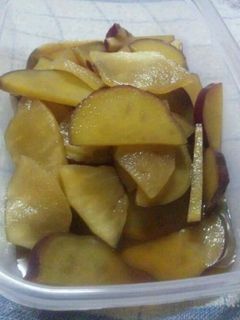 さつまいもとりんごのレモンティー煮-レシピのメイン写真