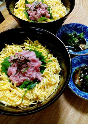 マグロ丼-レシピのメイン写真