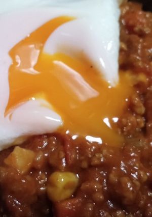 お弁当もOK！野菜たっぷりキーマカレー丼-レシピのメイン写真
