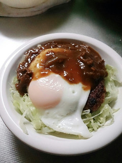 残りハヤシでロコモコ風-レシピのメイン写真