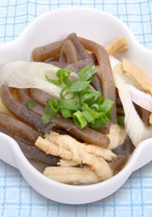 ☆突きこんにゃくの中華ねぎ塩煮☆-レシピのメイン写真