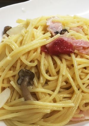梅干し入りのなんちゃってペペロンチーノ-レシピのメイン写真