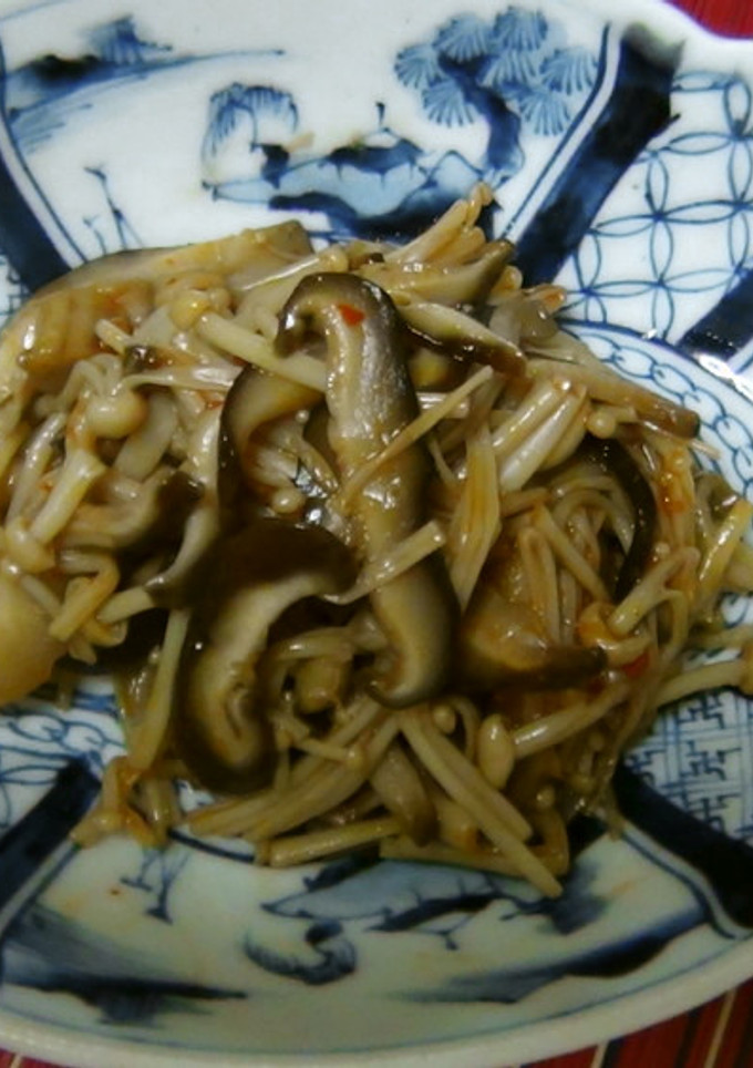 しっかり味のシイタケとエノキの常備菜-レシピのメイン写真
