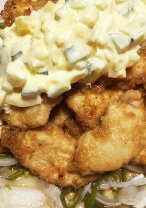 沢庵タルタルソースで♪チキン南蛮！！-レシピのメイン写真