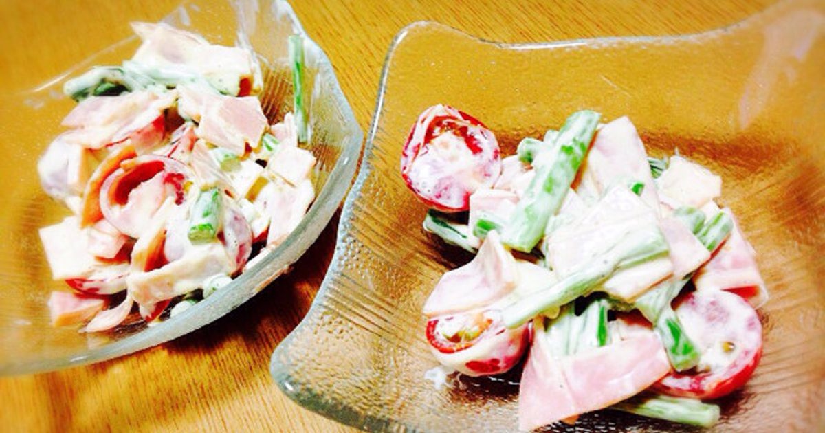  卵 ブロッコリー とうもろこし アスパラガス 玉ねぎ トマト 材料】 アスパラガス…5〜6本 ゆで卵…1個 オリーブオイル…大さじ1/2 塩