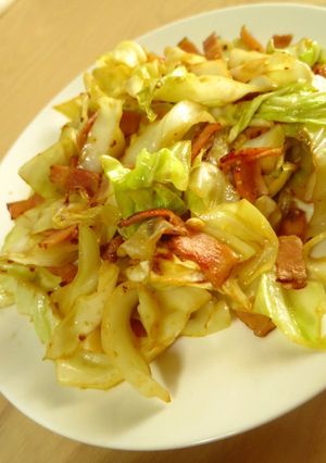 懐かし☆キャベツの酢ベーコン☆-レシピのメイン写真