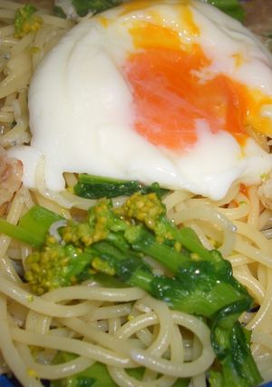 ♡菜の花とじゃこのパスタ♡-レシピのメイン写真