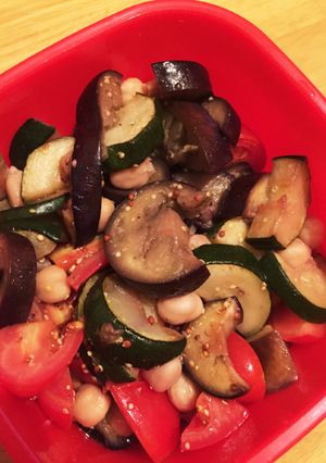 色々野菜とヒヨコ豆のマリネ-レシピのメイン写真