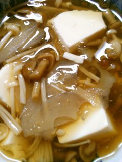 簡単!和食!蓮根と なめこ、豆腐の煮物♪-レシピのメイン写真