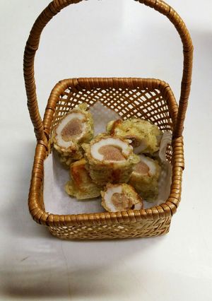 竹輪の磯辺揚げ明太子挟み☆-レシピのメイン写真