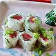 マグロの彩りみぞれ巻き