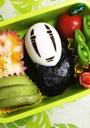 キャラ弁☆カオナシ ジブリ-レシピのメイン写真