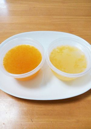 つぶつぶジュースで簡単！果肉入り寒天-レシピのメイン写真