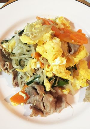 豚ニラ玉炒め-レシピのメイン写真