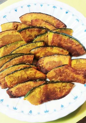 ヘルシー♪かぼちゃのオリーブオイル焼き-レシピのメイン写真