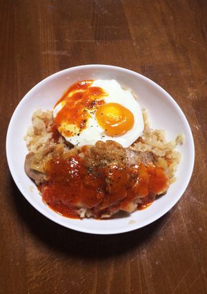 オムライス丼！？-レシピのメイン写真