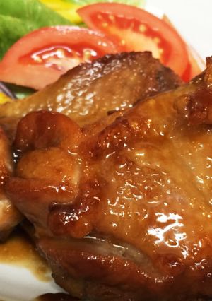 巨峰ジャムの照り焼きチキン-レシピのメイン写真