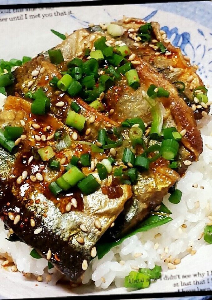 旬の味覚！秋刀魚の蒲焼き丼♡-レシピのメイン写真