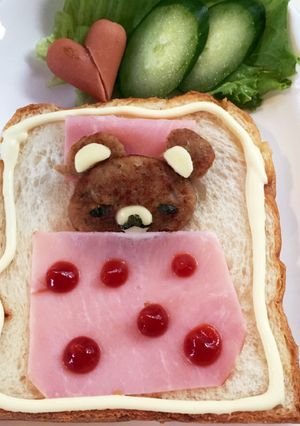 リラックマ☆トースト-レシピのメイン写真
