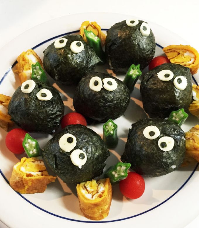 まっくろくろすけのおにぎり by 443Menkoi魂 【クックパッド】 簡単