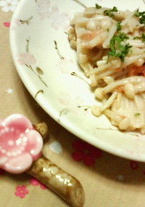 ビールが進む☆明太えのき♪♪-レシピのメイン写真