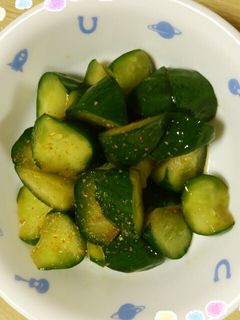 パパっと簡単!きゅうりの漬け物-レシピのメイン写真