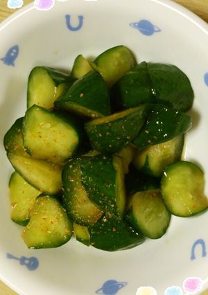 パパっと簡単！きゅうりの漬け物-レシピのメイン写真