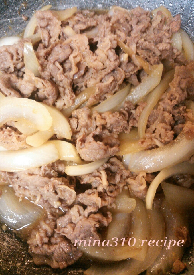 簡単♪牛丼風～牛肉炒め-レシピのメイン写真