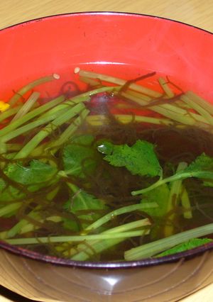 *もずくスープ*-レシピのメイン写真