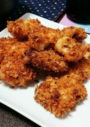 フライパンで簡単ミニチキンカツ♡-レシピのメイン写真