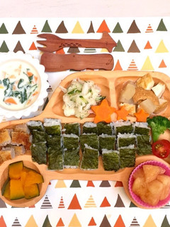 離乳食に♡おにぎらず☺︎-レシピのメイン写真
