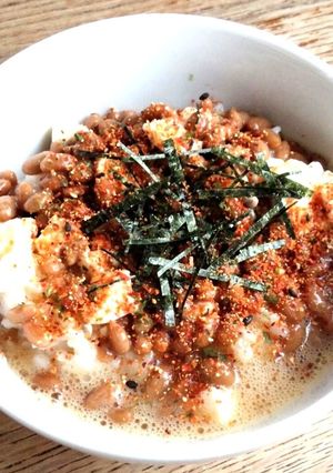 コク旨♪クリチと七味の納豆たまご丼-レシピのメイン写真