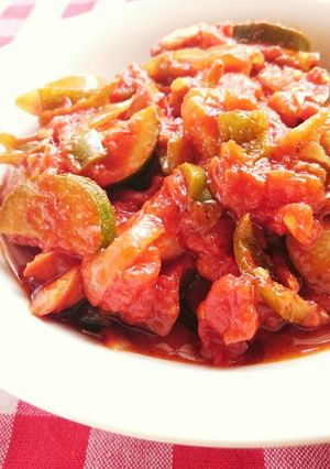ソーセージ入り★夏野菜のラタトゥイユ-レシピのメイン写真