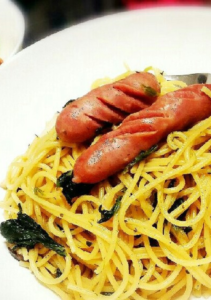和風ほうれん草きのこパスタ♡-レシピのメイン写真