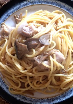 きのこと鶏肉の和風オイルパスタ-レシピのメイン写真