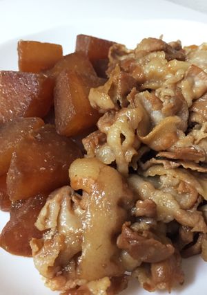 大根の煮物をリメイク☆豚バラ大根☆-レシピのメイン写真