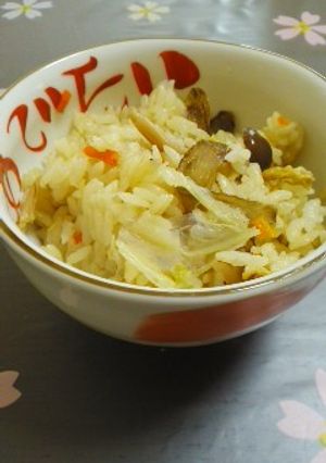 お鍋リメイク！具沢山炊き込みご飯☆-レシピのメイン写真