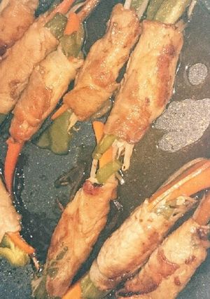 いつもと少し違った、肉巻き(^-^)/-レシピのメイン写真