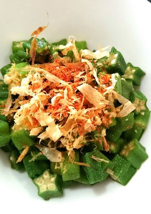 すき家♡かつぶしオクラ牛丼のオクラ-レシピのメイン写真
