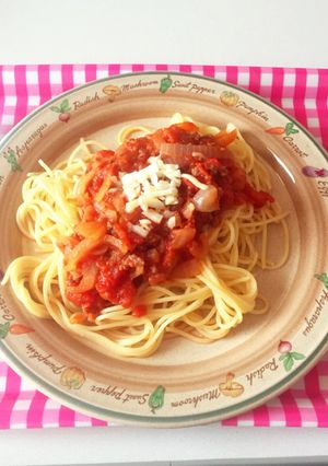 トマト缶の時短簡単パスタ-レシピのメイン写真